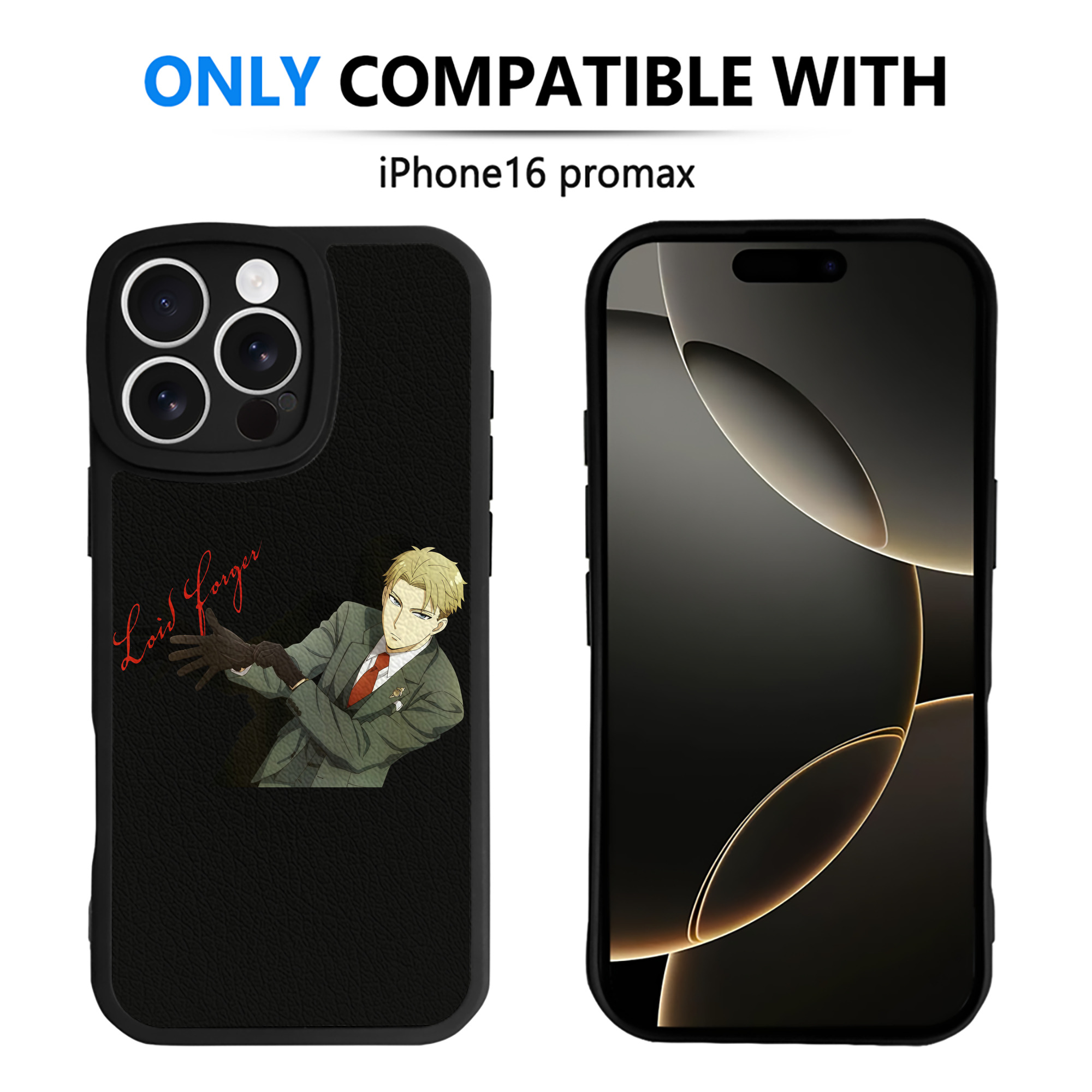 （画像用） SPY×FAMILY间谍家家酒 【iPhone 16シリーズ対応】シリコンスマホケース（レザー調） 材質：シリコン